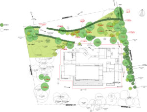 外構　計画　植栽　図面